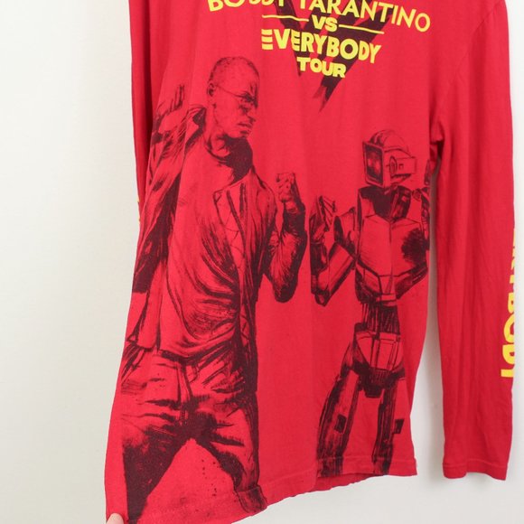 Logic Shirt Mens Red Bobby Tarantino vs Everybody 2018 Tour Tee - Picture 4 of 11